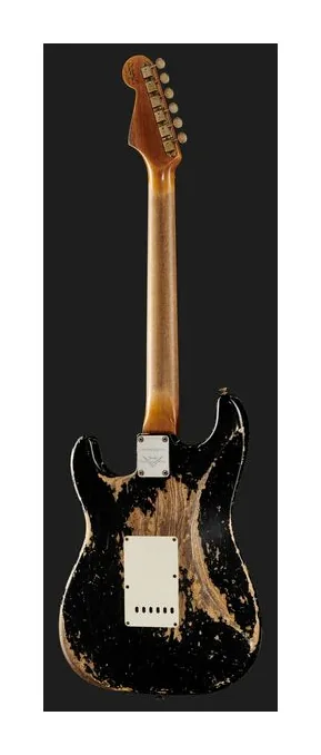 Fender Poblano Strat SHR AB, pastillas y mandos de control