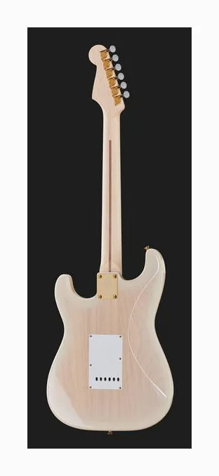 Fender Richie Kotzen Stratocaster WB, curvas del cuerpo vistas desde arriba