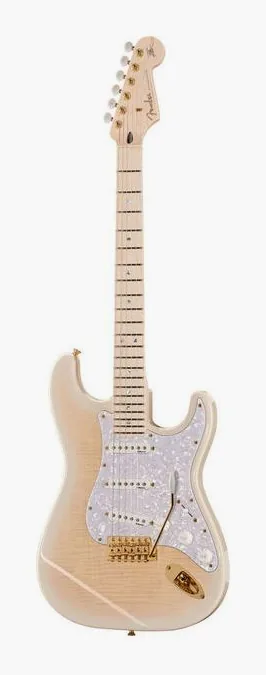 Fender Richie Kotzen Stratocaster TRB encuadrado de frente sobre fondo neutro