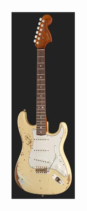 Fender Roasted Pro Strat HR AVW, vista trasera del cuerpo