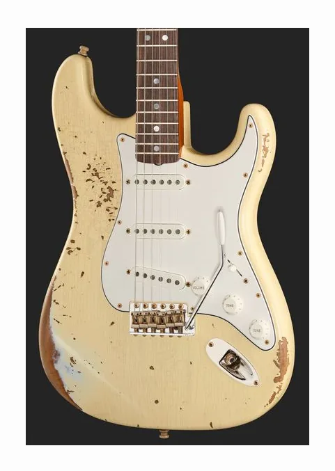 Fender Roasted Pro Strat HR AVW, puente y clavijeros de afinación