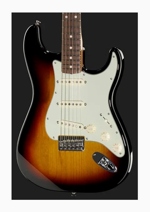 Fender Robert Cray Standard 3TSB, mástil y diapasón vistos de lado