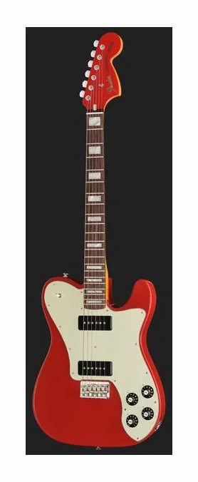 Fender Shiflett Tele Dlx DKR, pala con clavijeros y logotipo