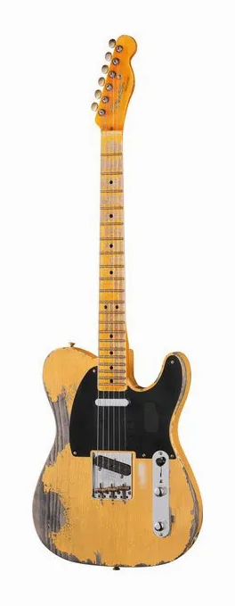 Fender Special 52 Tele SH Relic ANB fotografiado de frente