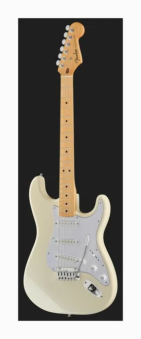 Fender Standard Strat LRL WPG 3TS, pala con clavijeros y logotipo