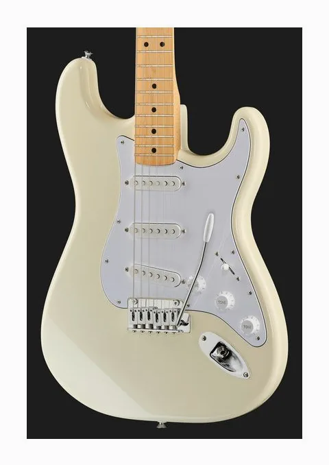 Fender Standard Strat LRL WPG 3TS, curvas del cuerpo vistas desde arriba