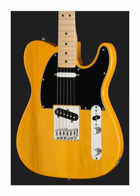 Fender Standard Tele LRL WPG OWT, selector de pastillas y jack de salida