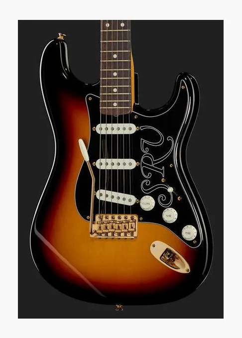 Fender Stevie Ray Vaughan Strat NOS, cejuela y primeras posiciones del diapasón