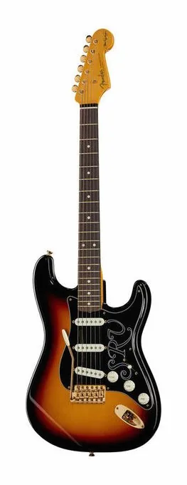 Fender Stevie Ray Vaughan Strat NOS fotografiado de frente
