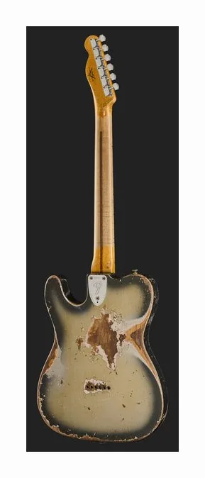 Fender Tele Custom HS ACFM Relic, cejuela y primeras posiciones del diapasón