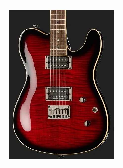 Fender Telecaster Custom FMT HH BCBIL, cuerpo y acabado en primer plano