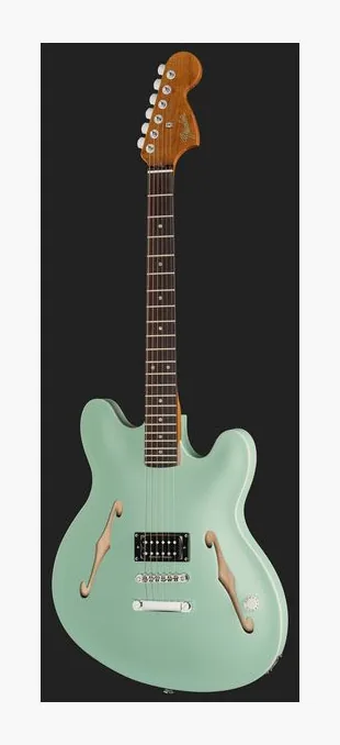 Fender Tom Delonge Starcaster SLG RF, mástil y diapasón vistos de lado