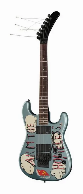 Fender Tom Morello Arm The Homeless fotografiado de frente