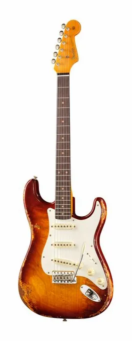 Fender Troposphere Strat TSB fotografiado de frente