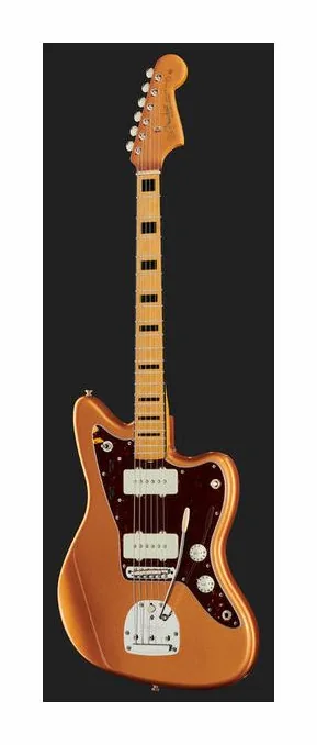 Fender Troy V Leeuwen Jazzmaster MN, curvas del cuerpo vistas desde arriba