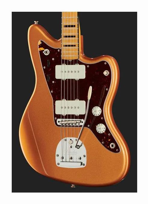 Fender Troy V Leeuwen Jazzmaster MN, puente y clavijeros de afinación