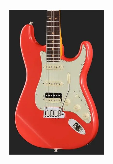 Fender Ultra Luxe 50s Strat MN 3TSB, puente y clavijeros de afinación
