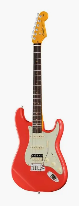 Fender Ultra Luxe 60s Strat HSS SFMG visto de frente