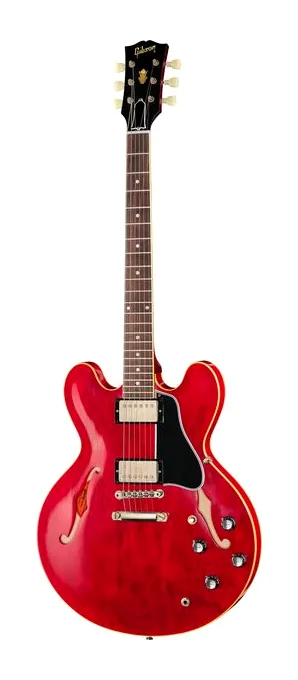 Gibson 1961 ES-335 Silver Stinger CSh visto de frente