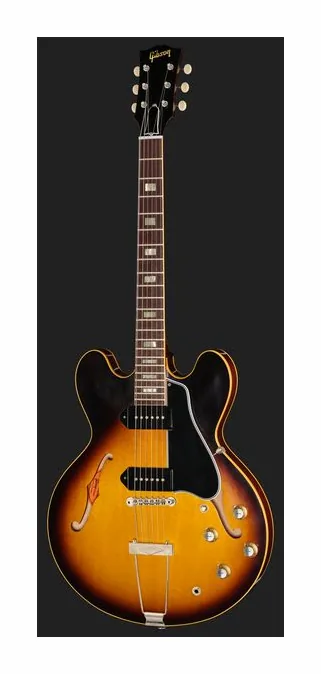Gibson 1962 ES-330 Reissue SC, cuerpo y acabado en primer plano