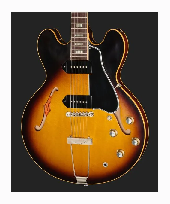 Gibson 1962 ES-330 Reissue SC, mástil y diapasón vistos de lado