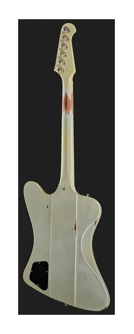Gibson 1963 Firebird V Reissue VOS, curvas del cuerpo vistas desde arriba