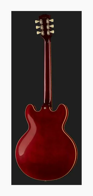 Gibson 1964 ES-335 Reissue CH VOS LH, mástil y diapasón vistos de lado