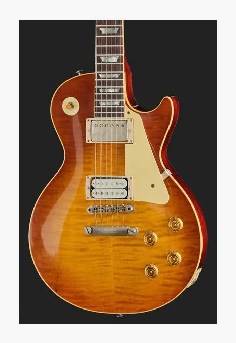 Gibson 59 Les Paul Standard CM LA CS, cuerpo y acabado en primer plano