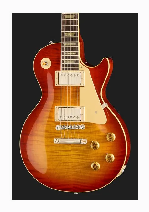 Gibson 59 LP Standard ULA HPT FB, pala con clavijeros y logotipo