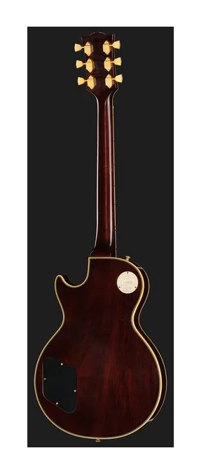 Gibson 64 Les Paul Custom Dark WN LA, pala con clavijeros y logotipo