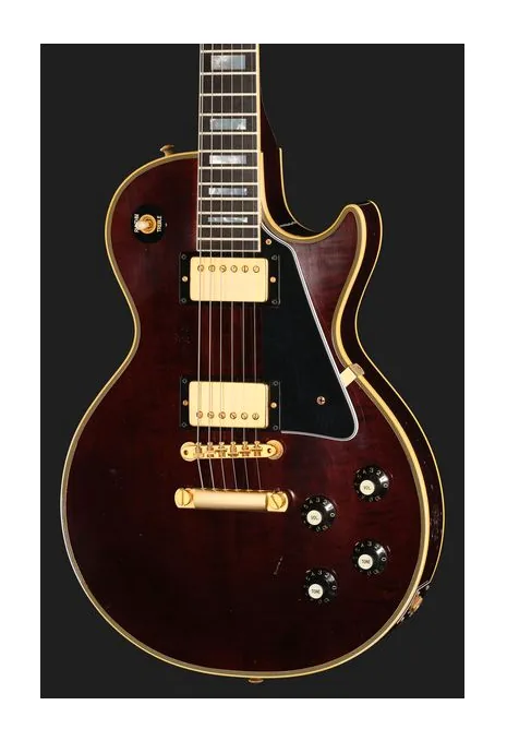Gibson 64 Les Paul Custom Dark WN LA, cuerpo y acabado en primer plano