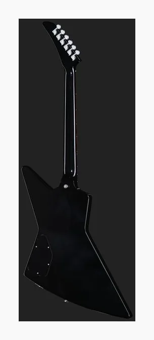 Gibson 80s Explorer Ebony, mástil y diapasón vistos de lado