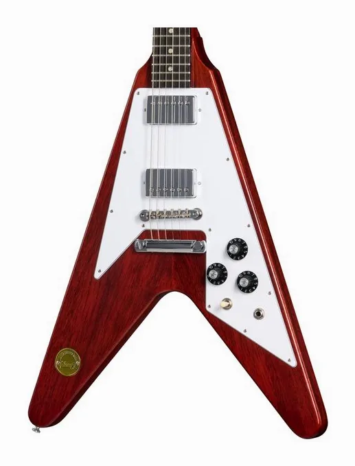 Gibson Custom 1971 Medallion V Re MC, cuerpo y acabado en primer plano