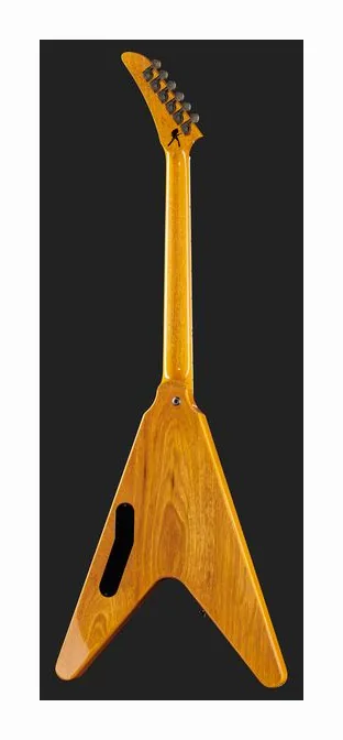 Gibson Dave Mustaine Flying V AN, curvas del cuerpo vistas desde arriba