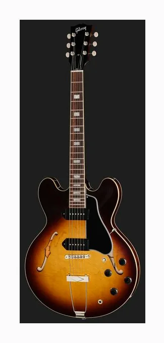 Gibson ES-330 Sixties Cherry, vista trasera del cuerpo