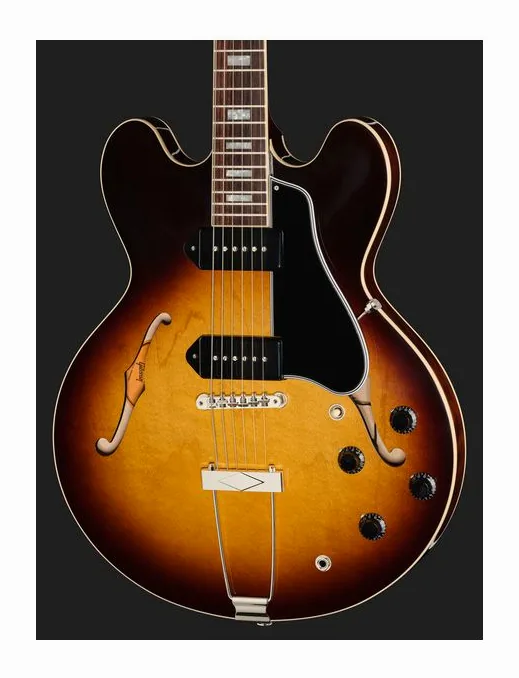 Gibson ES-330 Sixties Cherry, vista trasera del cuerpo