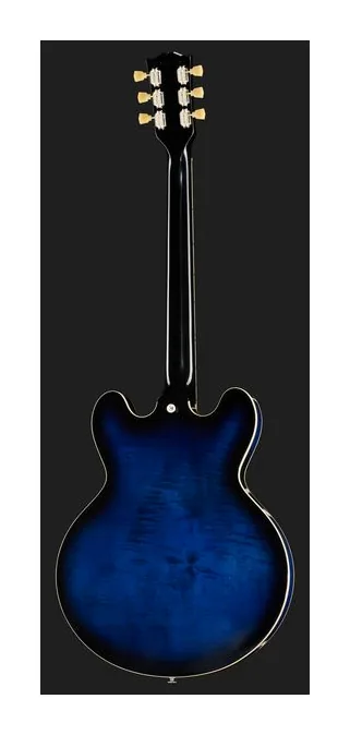Gibson ES-335 Dot Watermelon, cuerpo y acabado en primer plano