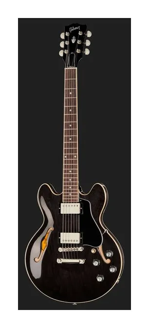 Gibson ES-339 Trans Ebony, puente y clavijeros de afinación