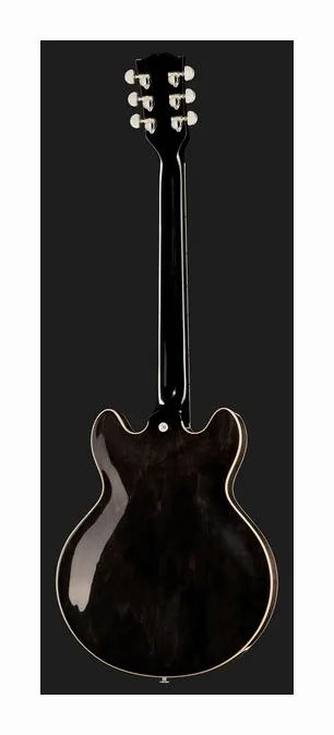 Gibson ES-339 Trans Ebony, vista trasera del cuerpo