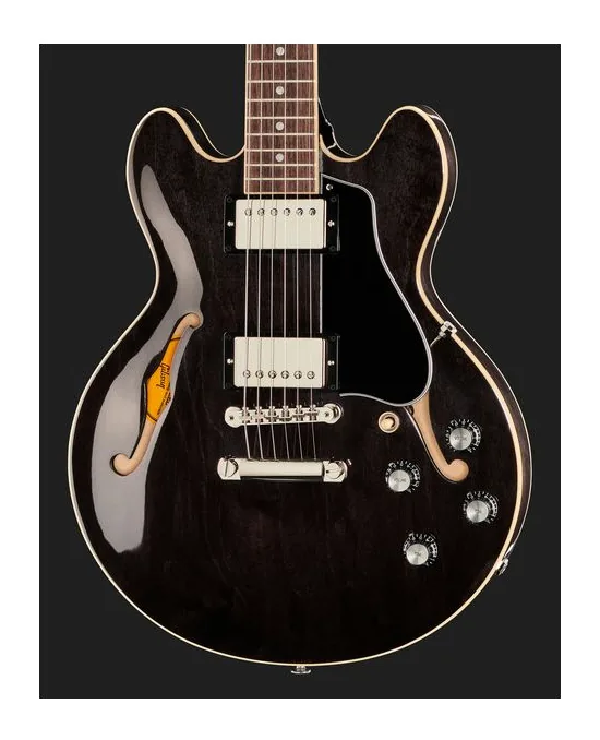 Gibson ES-339 Trans Ebony, puente y clavijeros de afinación