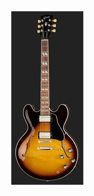 Gibson ES-345 60s Cherry, selector de pastillas y jack de salida