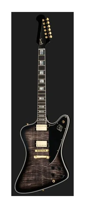 Gibson Firebird AAA Maple Cobraburst, perfil lateral del cuerpo