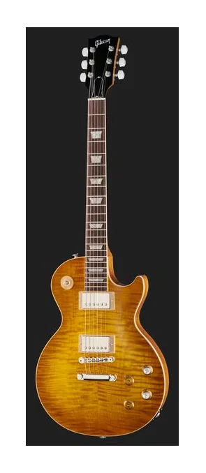 Gibson Kirk Hammett "Greeny" LP Std., curvas del cuerpo vistas desde arriba