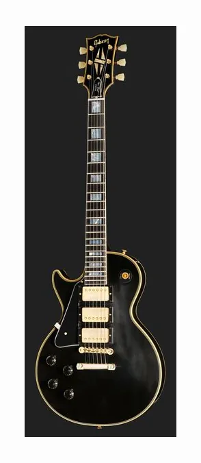 Gibson LP 57 Custom 3PU Bigsby VOS, pala con clavijeros y logotipo