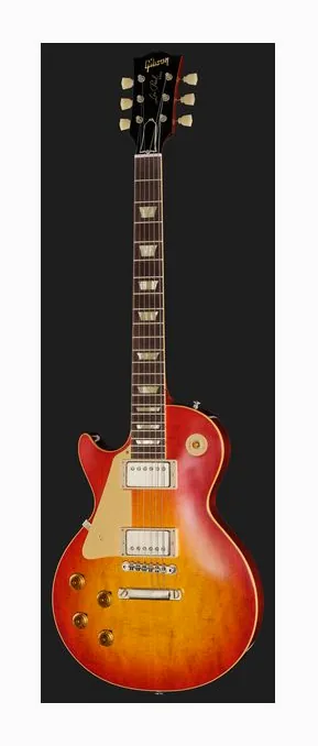 Gibson LP 58 Standard WC LH VOS, cuerpo y acabado en primer plano