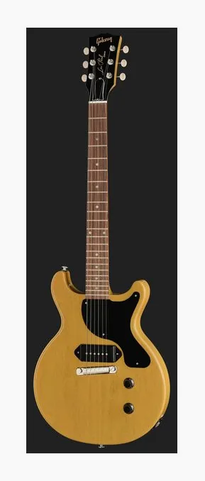Gibson LP Junior Double Cut Ebony, pastillas y mandos de control