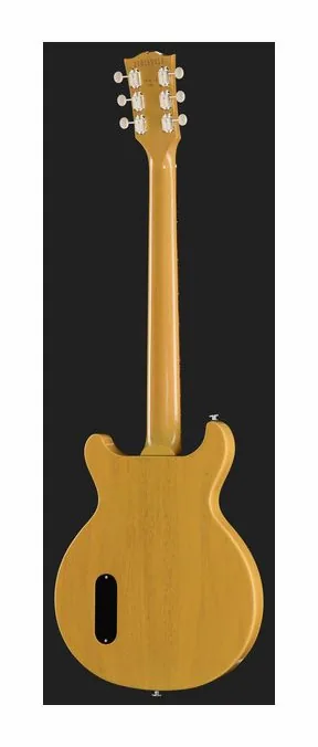 Gibson LP Junior Double Cut Ebony, vista trasera del cuerpo