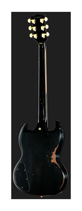 Gibson SC Custom EB Batwing HA CS, curvas del cuerpo vistas desde arriba