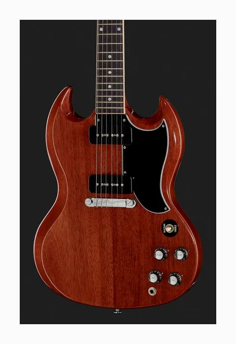 Gibson SG Special Vintage Cherry, selector de pastillas y jack de salida