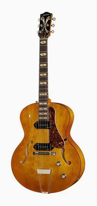 Godin 5th Ave TL Kingpin P90 OC en primer plano frontal